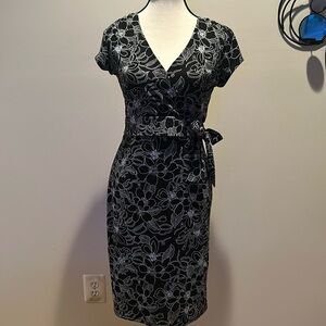 B. Darlin black and white midi dress